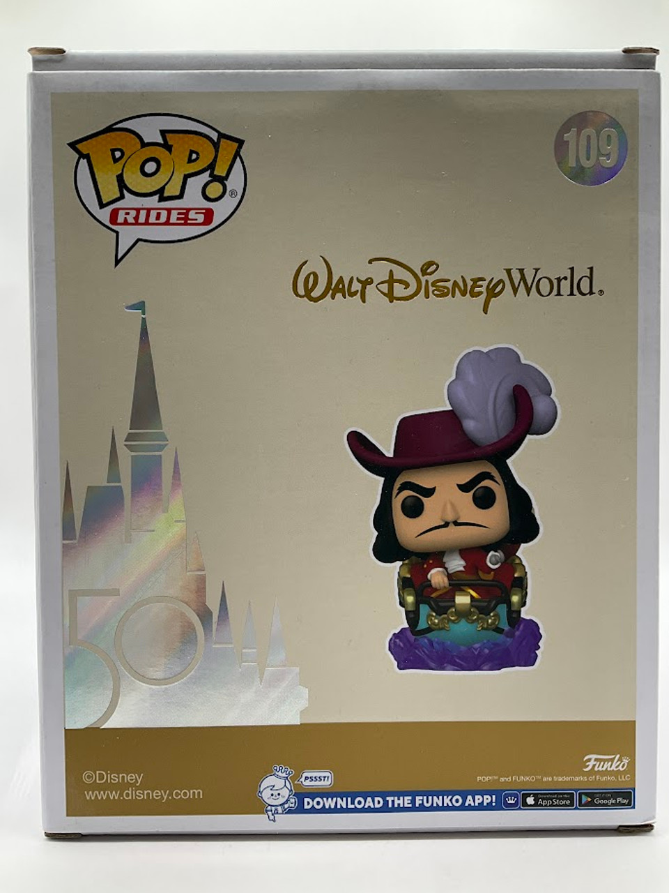 Captain Hook as The Peter Pan's Flight Attraction Funko Pop! Rides