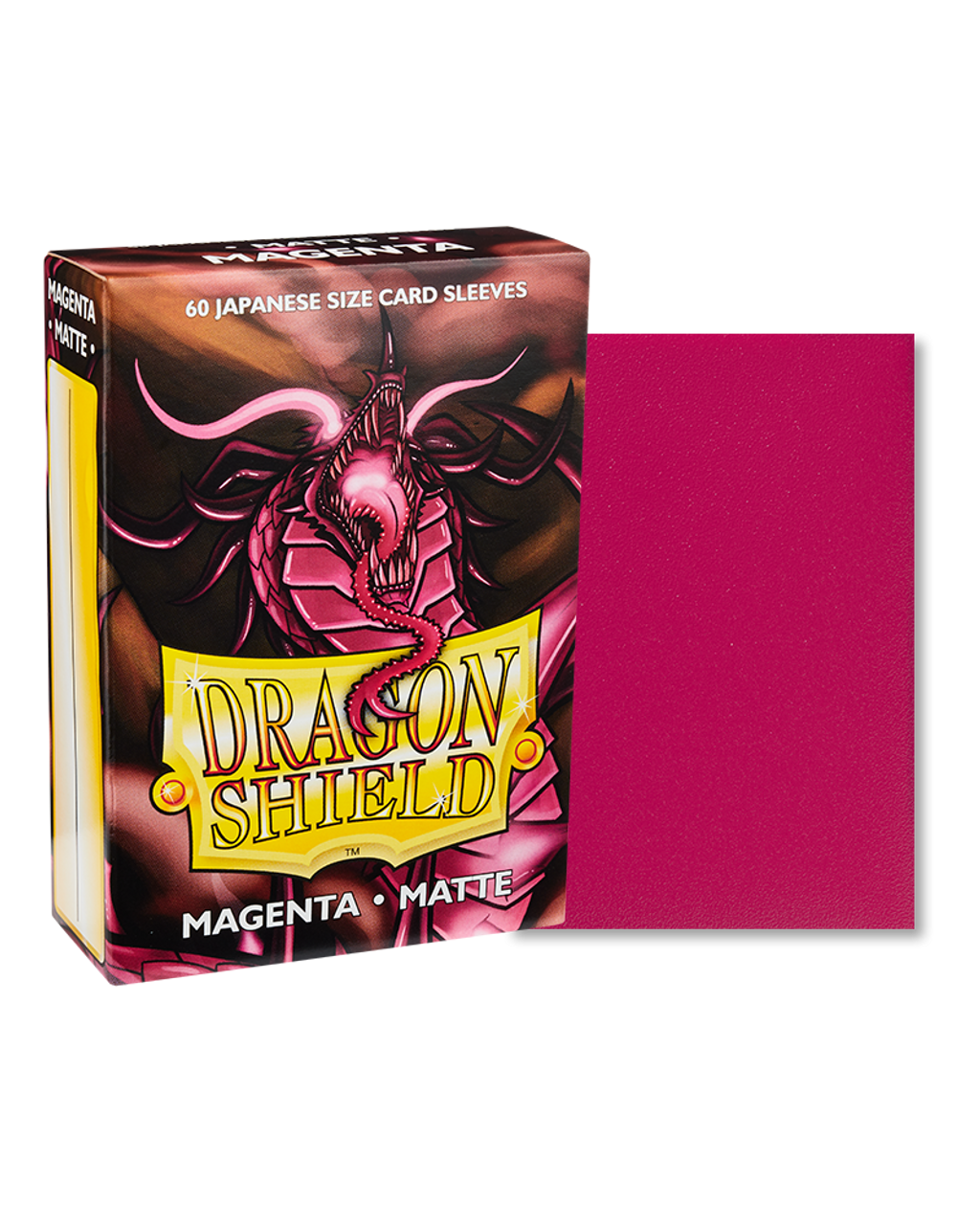 Dragon Shield Japanese Size 60ct Box - Matte Ruby