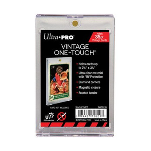 Ultra Pro: 35PT Vintage Card UV ONE-TOUCH Magnetic Holder
