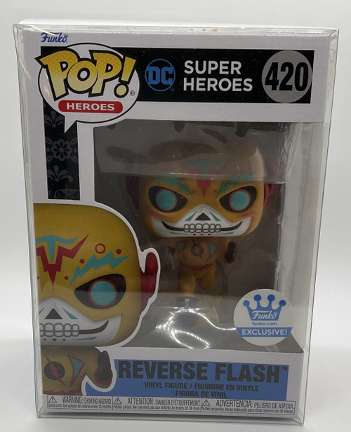 Reverse Flash Funko Pop! DC Super Heroes #420 funko.com Exclusive