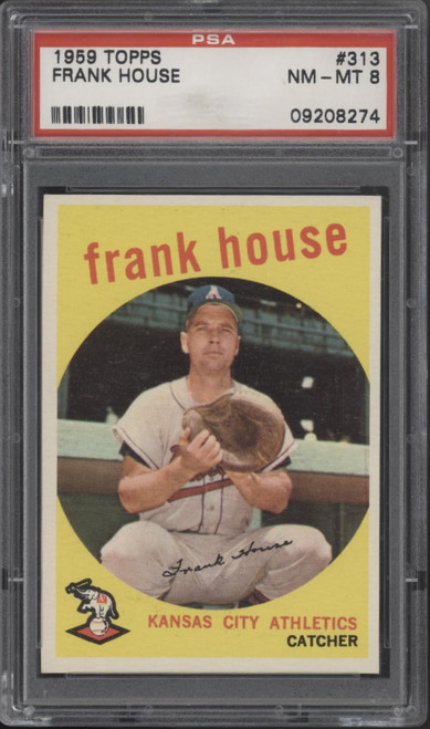 Frank House 1959 Topps #313 PSA 8
