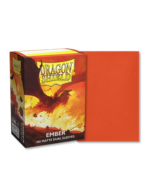 Dragon Shield Standard Sized Card Sleeves 100ct Dual Matte Ember