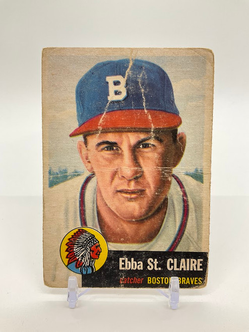 Ebba St. Claire 1953 Topps #91 Boston Braves GD #1