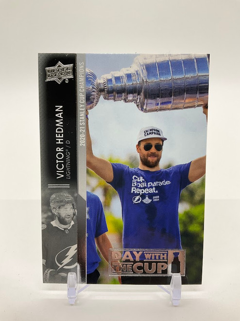 Victor Hedman 2021-22 Upper Deck Series 2 Day with the Cup #DC-3 Tampa Bay Lightning