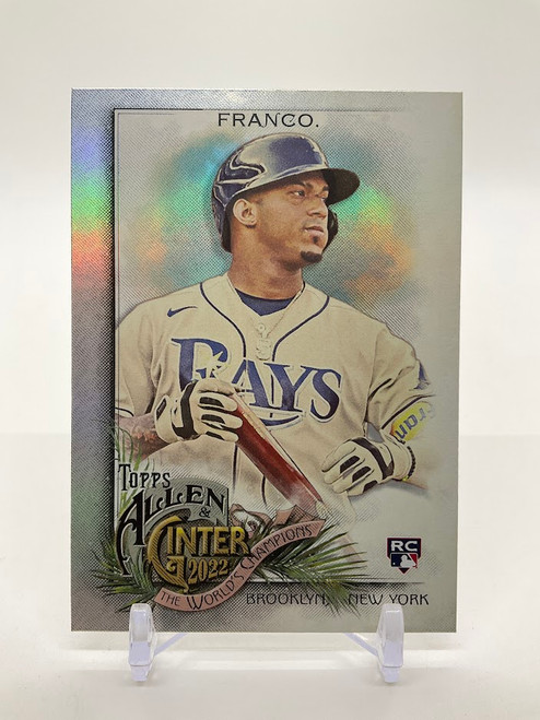 Wander Franco 2022 Topps Chrome Sepia Rookie Card #35 Tampa Bay Rays