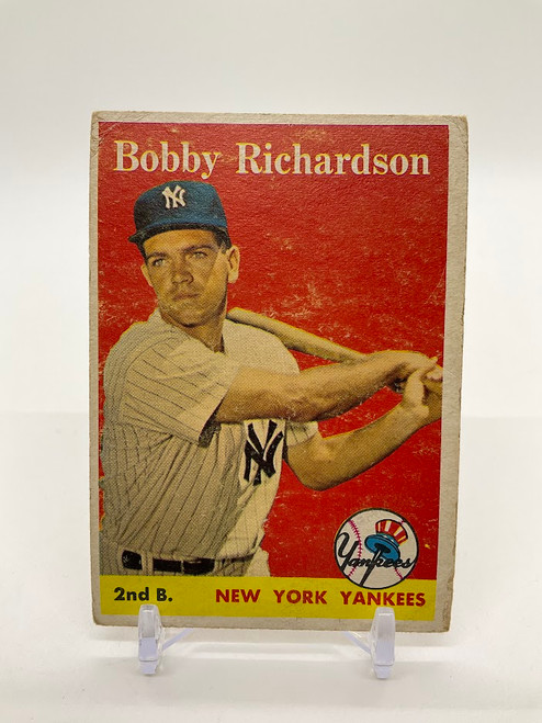 Bobby Richardson 1958 Topps #101 New York Yankees VG-EX