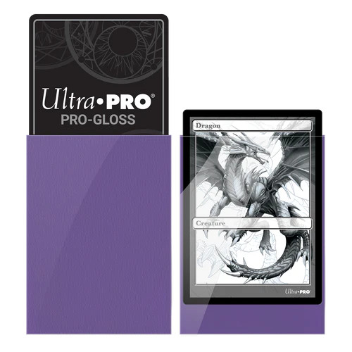 Ultra Pro: PRO-Gloss Standard Deck Protector Sleeves 50ct  (Purple)