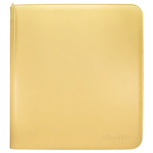 Ultra Pro: Vivid 12-Pocket Zippered PRO-Binder (Yellow)