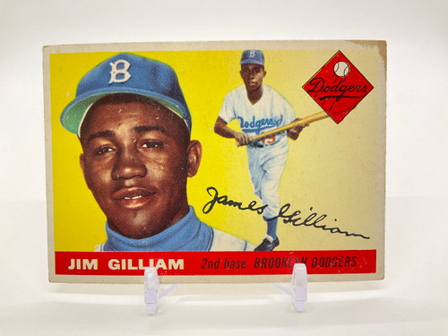 Jim Gilliam 1955 Topps #5 Brooklyn Dodgers VG #1