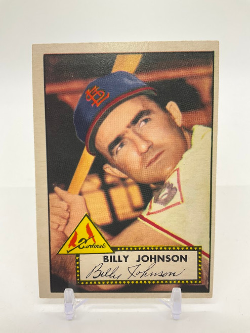 Billy Johnson 1952 Topps #83 St. Louis Cardinals EX