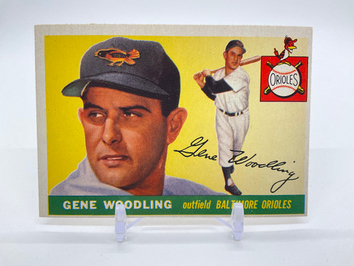 Gene Woodling 1955 Topps #190 Baltimore Orioles EX #1