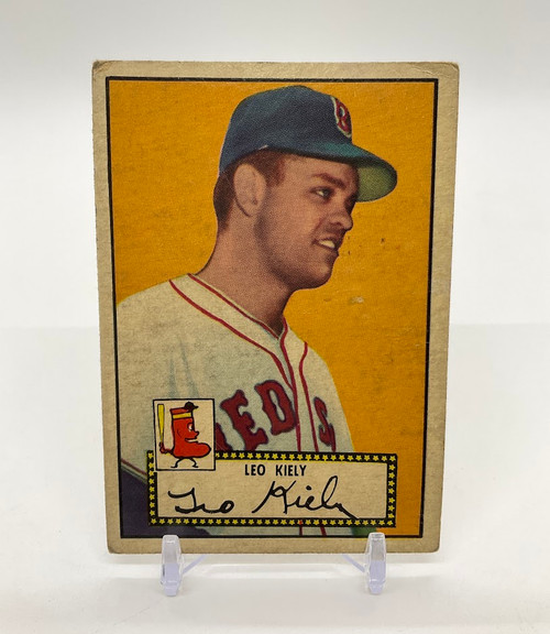 Leo Kiely 1952 Topps Rookie Card #54 Boston Red Sox VG