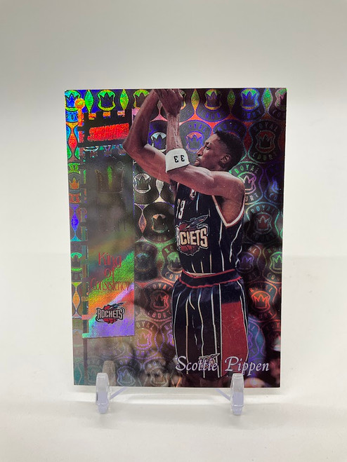 Scottie Pippen 1999-00 Topps Stadium Club Royal Courts King of Consistency #RC4 Houston Rockets