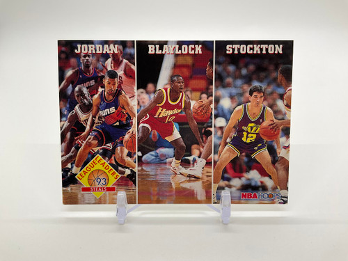 Michael Jordan / Mookie Blaylock / John Stockton 1993-94 Skybox NBA Hoops #289