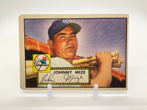 Johnny Mize 1952 Topps #129 New York Yankees VG