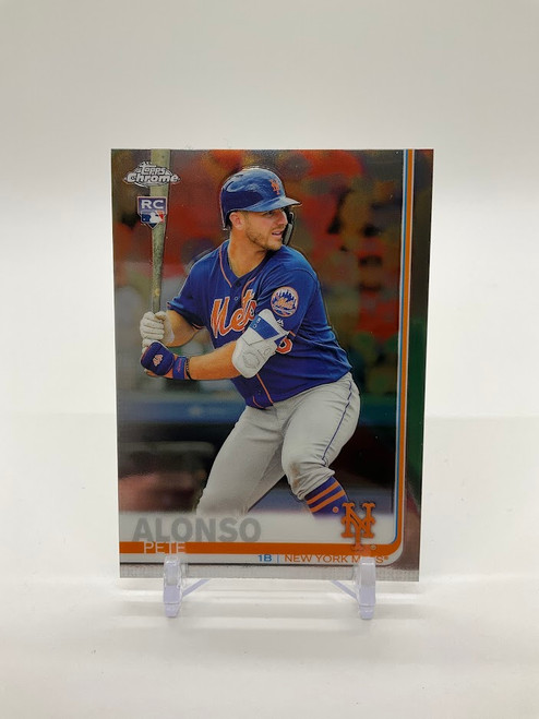 Pete Alonso 2019 Topps Chrome Rookie Card #204 New York Mets