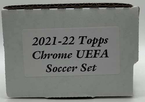 2021-22 Topps Chrome UEFA Soccer Set (1-200)