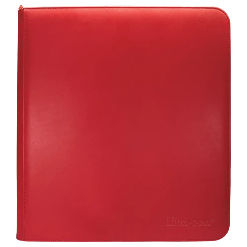 Ultra Pro: Vivid 12-Pocket Zippered PRO-Binder (Red)