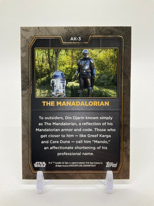 Mando 2023 Topps Star Wars Flagship The Mandalorian #AK-3 #1