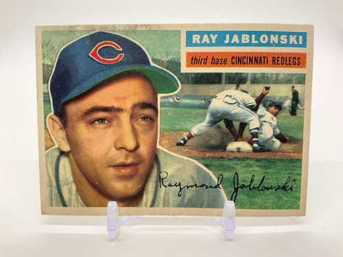 Ray Jablonski 1956 Topps #86 Cincinnati Redlegs VG #2