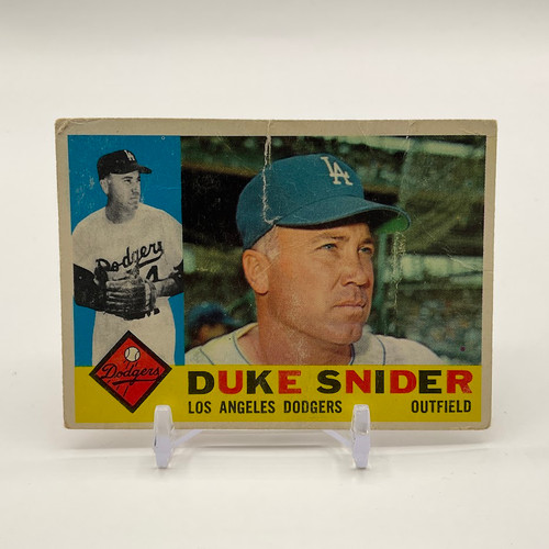 Duke Snider 1960 Topps #493 Los Angeles Dodgers PR