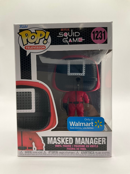 Masked Manager Funko Pop! Squid Game #1231 Walmart Exclusive