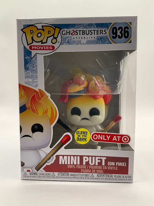 Mini Puft (On Fire) Funko Pop! Ghostbusters Afterlife #936 GITD Target Exclusive