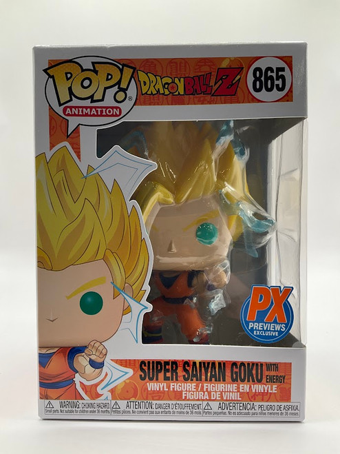 Super Saiyan Goku with Energy Funko Pop! Dragon Ball Z #865 PX Previews Exclusive