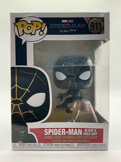 Spider-Man Black & Gold Suit Funko Pop! Spider-Man No Way Home #911