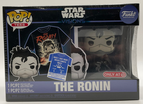 The Ronin Funko Pop & Tee! Star Wars Visions #505 Target Exclusive Size L