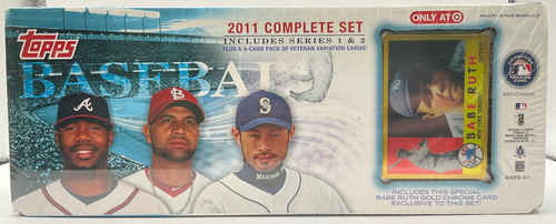 2011 Topps Baseball Series 1 & 2 Babe Ruth Factory Set Target Exclusive