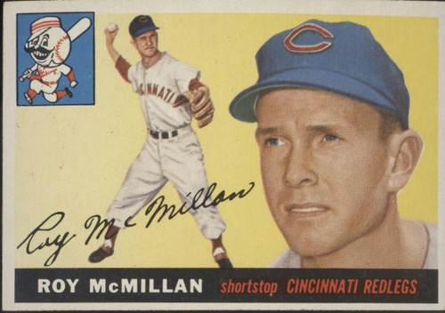 Roy McMillan 1955 Topps #181 Cincinnati Redlegs EX