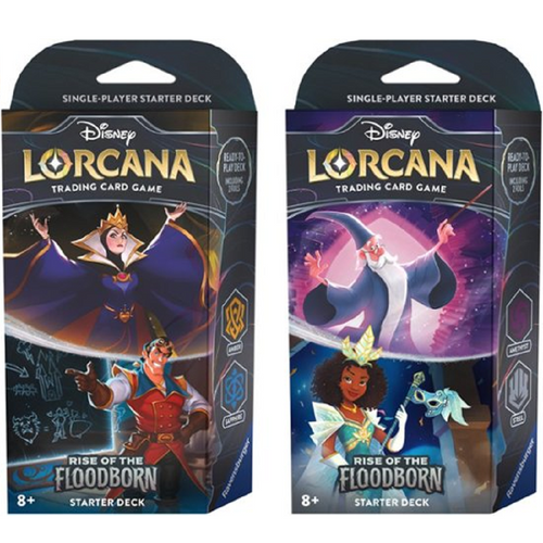 Disney Lorcana: Rise of the Floodborn Starter Deck [Set of 2]
