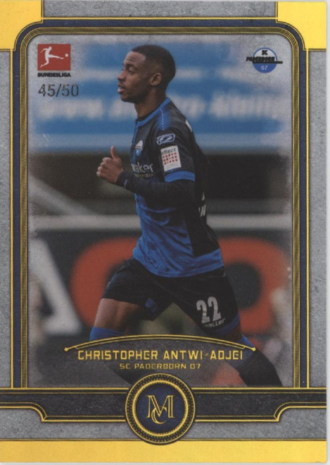 Christopher Antwi-Adjei 2020-21 Topps Museum Collection Bundesliga Gold /50 #47
