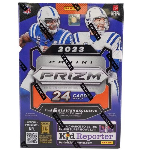 2023 Panini Prizm Football Blaster Box (Disco Prizms)