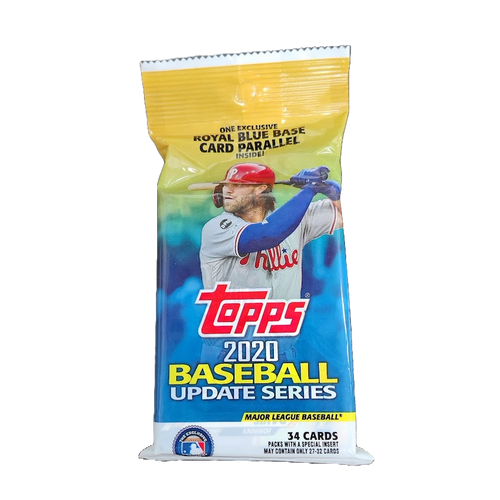 2020 Topps Update Series Baseball Value Pack (Royal Blue Base)