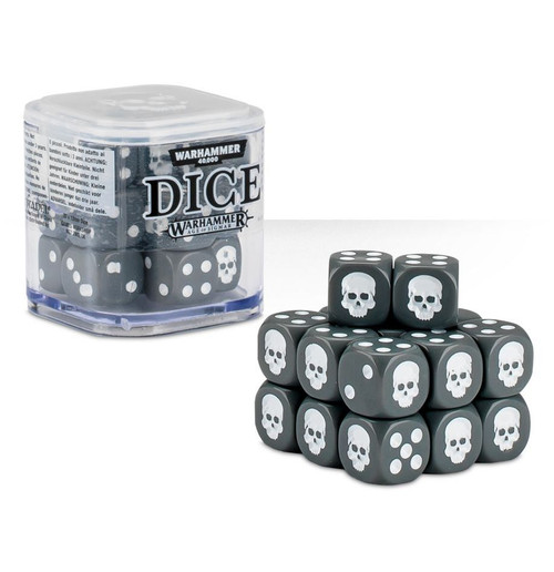 Warhammer: 12mm Dice Cube (Gray)