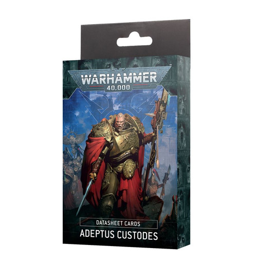 Games Workshop: Warhammer 40k  Datasheet Cards - Adeptus Custodes (10th Edition)