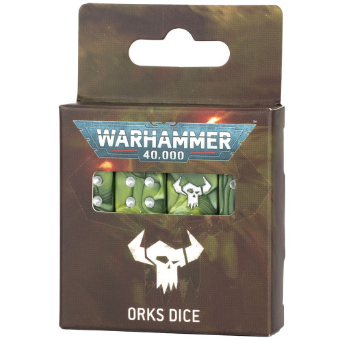 Games Workshop: Warhammer 40k Orks Dice (16)
