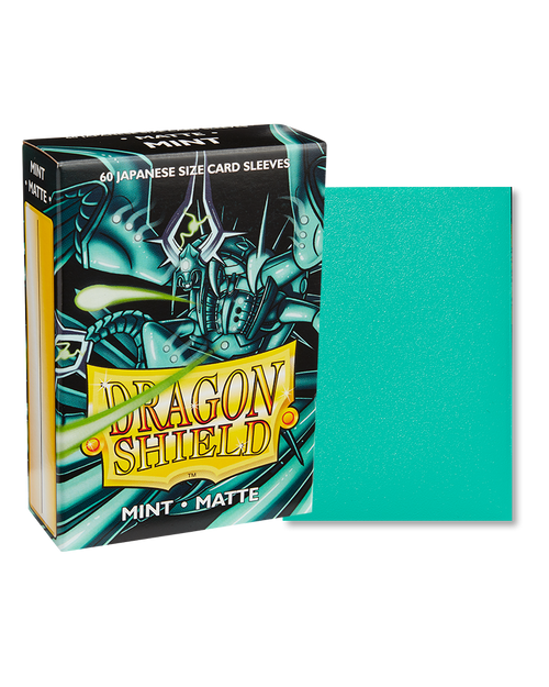 Dragon Shield: 60ct Japanese Sized Matte Mint Sleeves