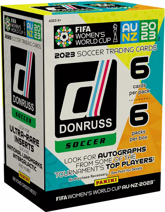 2023 Donruss Fifa Women's World Cup Soccer Blaster Box