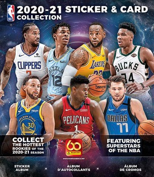 NBA Basketball 2020-21 Empty Album + Card Holder Panini 