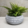 Dart Bowl Planter Grey