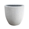 GardenLite Fluted Cone avail in 4 sizes in White Wash