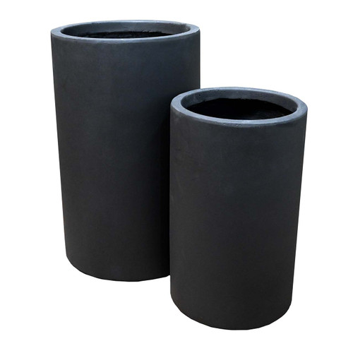 GardenLite Tall Cylinder available in 2 sizes and Black and White