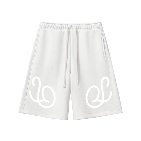 PILLARS OF SIVEL Heavyweight Shorts White