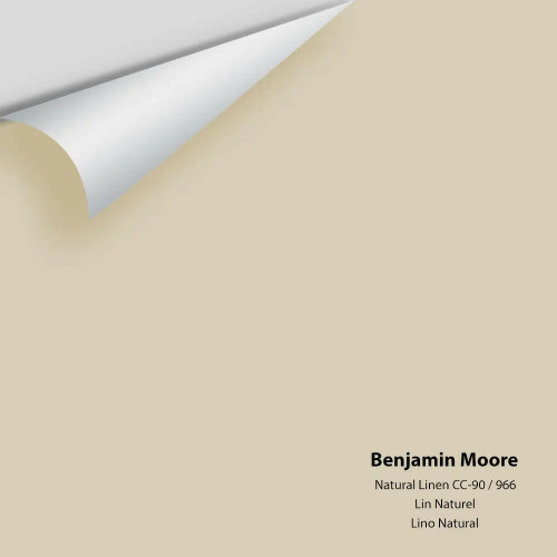 Natural Linen 966 / CC-90 - Benjamin Moore - Colour Sample