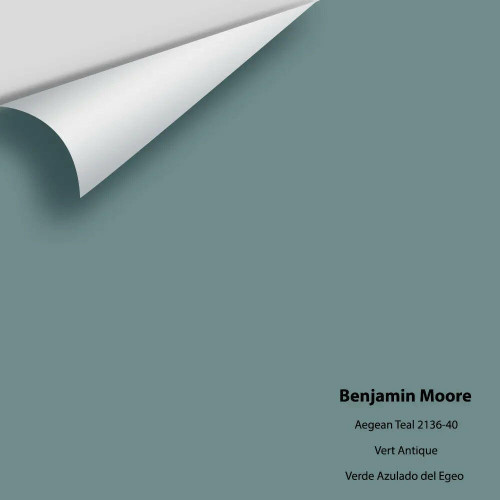 Aegean Teal 2136-40 - Benjamin Moore -  Colour Sample