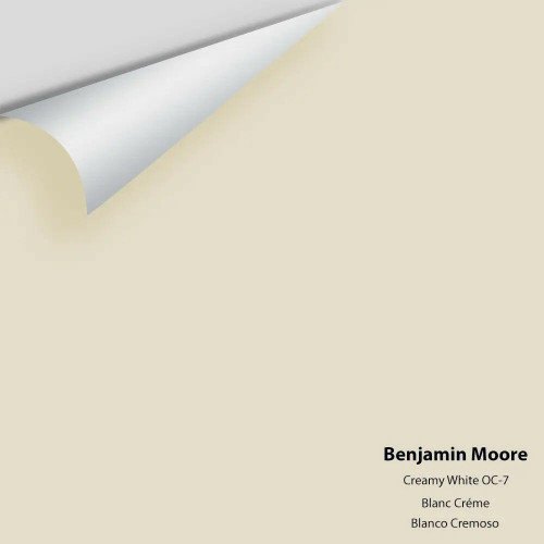 Creamy White OC-7 - Benjamin Moore - Colour Sample Benjamin Moore