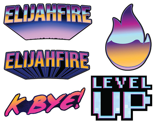 ElijahFire Sticker 5 Pack